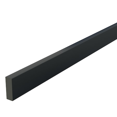 Designs Of Distinction .25" x .75" Decorative Aluminum Strapping - Flat Black 01110788WR1